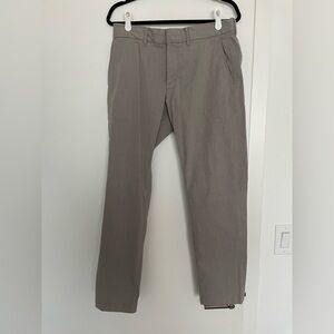 Nordstrom Slim Fit Light Grey Gray Summer Chino 32x30